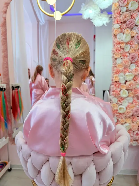 Sparkly braids